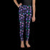 Neon Space Skulls - Youth Leggings